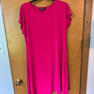 Pink Shift T-Shirt Dress